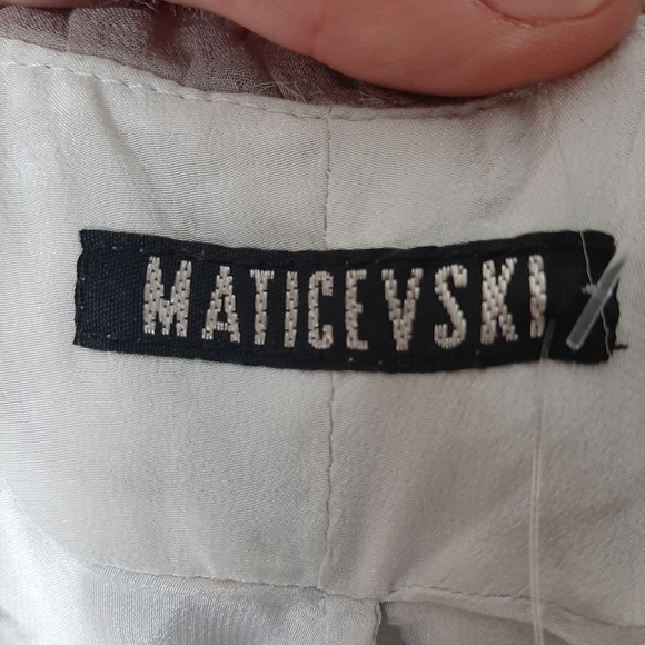 MATICEVSKI silk dress, size 8. Brand new with tags. - Picture 6 of 8